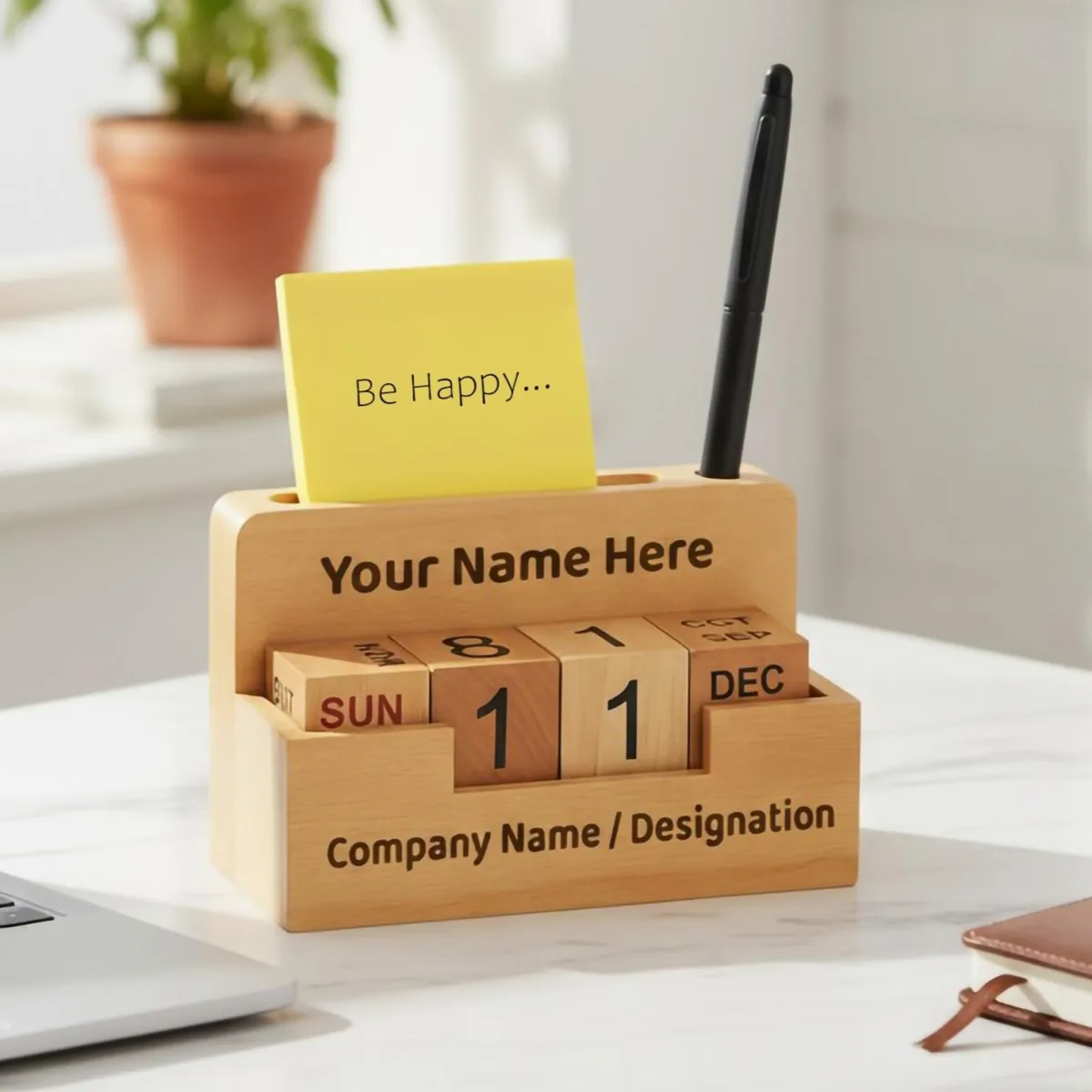 Wooden Lifetime Infinity Calendar