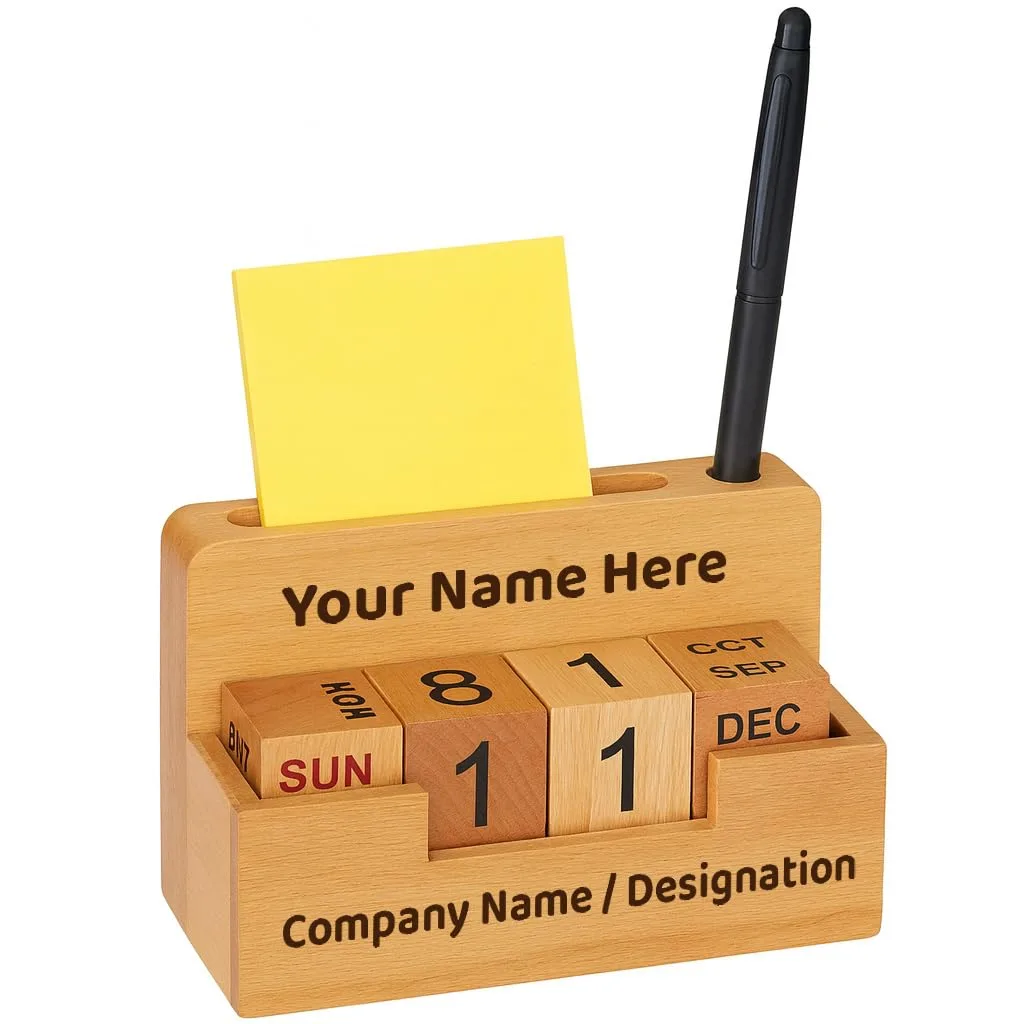 Wooden Lifetime Infinity Calendar