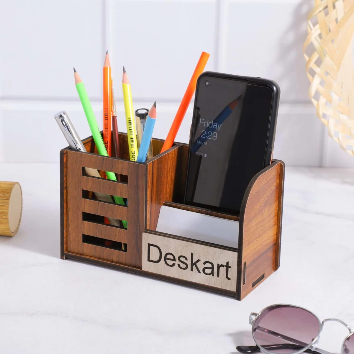 Customized 3 in 1 Pen Stand