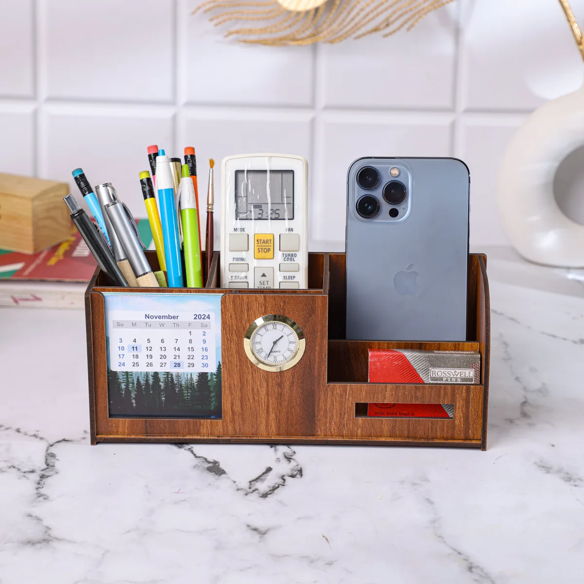 Calander 5 in 1 Pen Stand