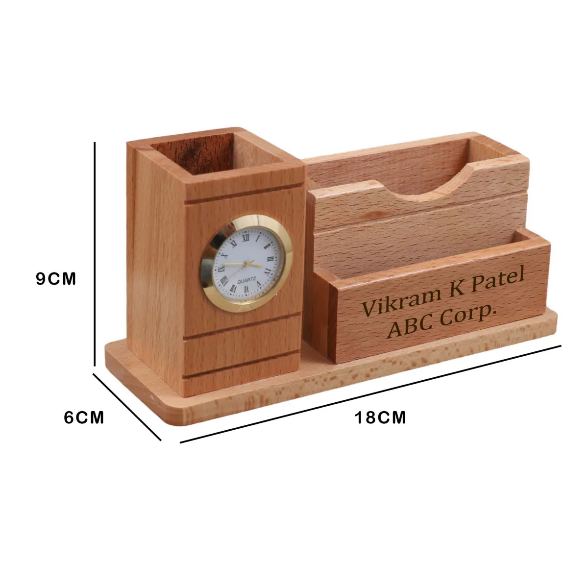 Wooden Pen Stand Vintage