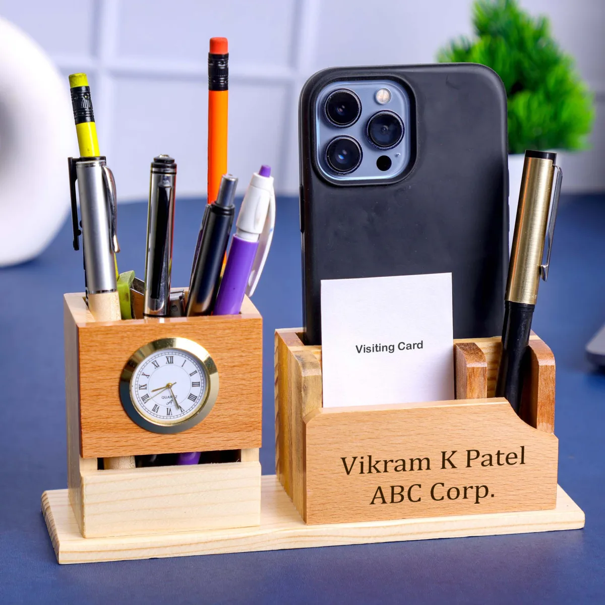 Wooden Pen Stand Morden