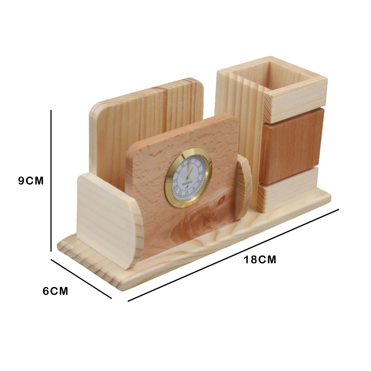 Wooden Pen Stand Retro